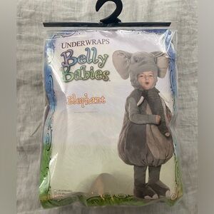 UNDERWRAPS unisex-baby Toddler's Elephant Plush Belly Babies Costume